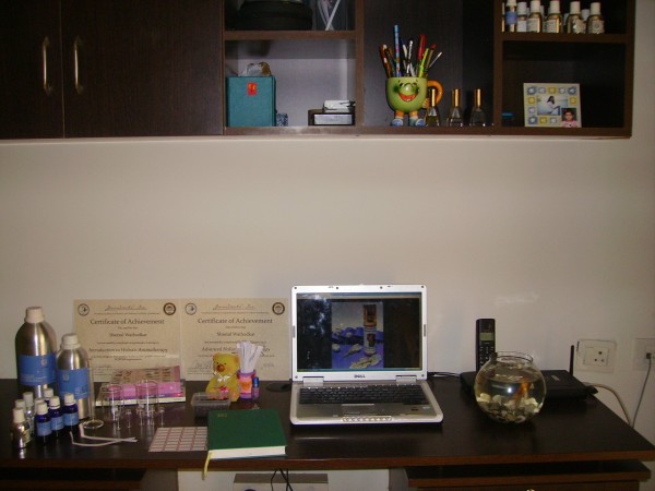 A peek into Sheetal's home office