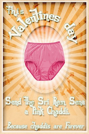 Pink chaddi campaign poster