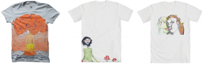 Organic cotton T-shirts by Samtana