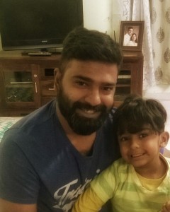 Rohit with Rudra