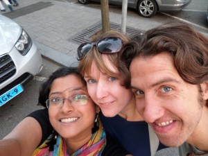 With Rieke and Tomas in  Amsterdam 