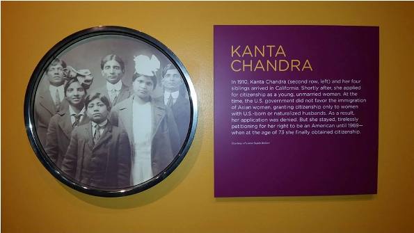 Kanta Chandra immigrated to the US in the early 1900s