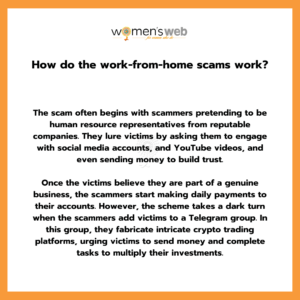 Work-from-home scams in India