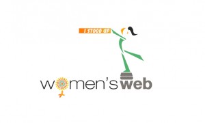 Women's Web I Stood Up Contest Logo