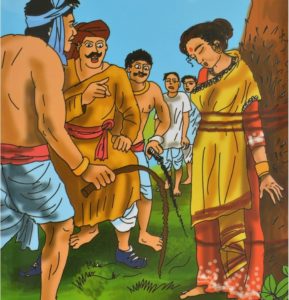 Sati Joymoti from Book Cover of Asomor Buranjeer Mahiyash Joymoti Kunwari by Jonmoni Das
