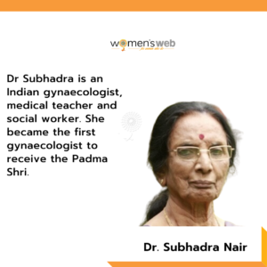 Dr. Subhadra Nair