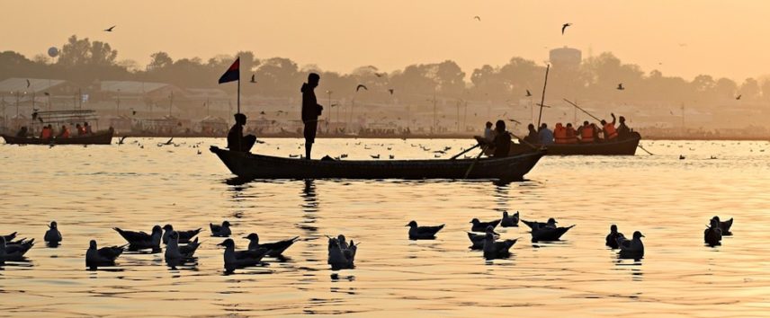 bodies in the Ganga