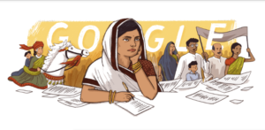 Subhadra Kumari Chauhan Google doodle