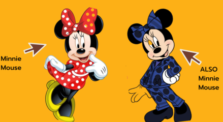 Minnie Mouse pantsuit