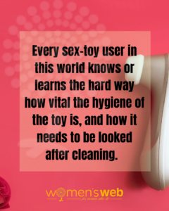 sex toy hygiene and maintenance