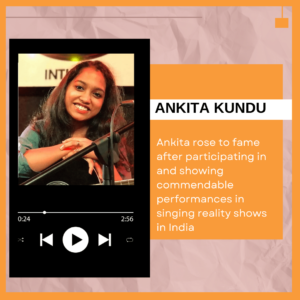 Ankita Kundu, singer