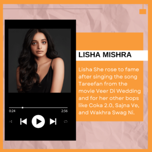 Lisha Mishra, singer