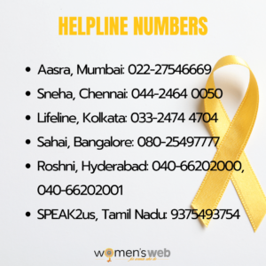Suicide Prevention Helpline Numbers