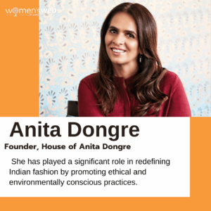 Anita Dongre:30 Women Entrepreneur In India