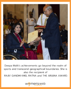 First woman para-athlete to win Khel Ratna and Arjuna Award
